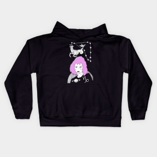 Capricorn by Allie Hartley Kids Hoodie